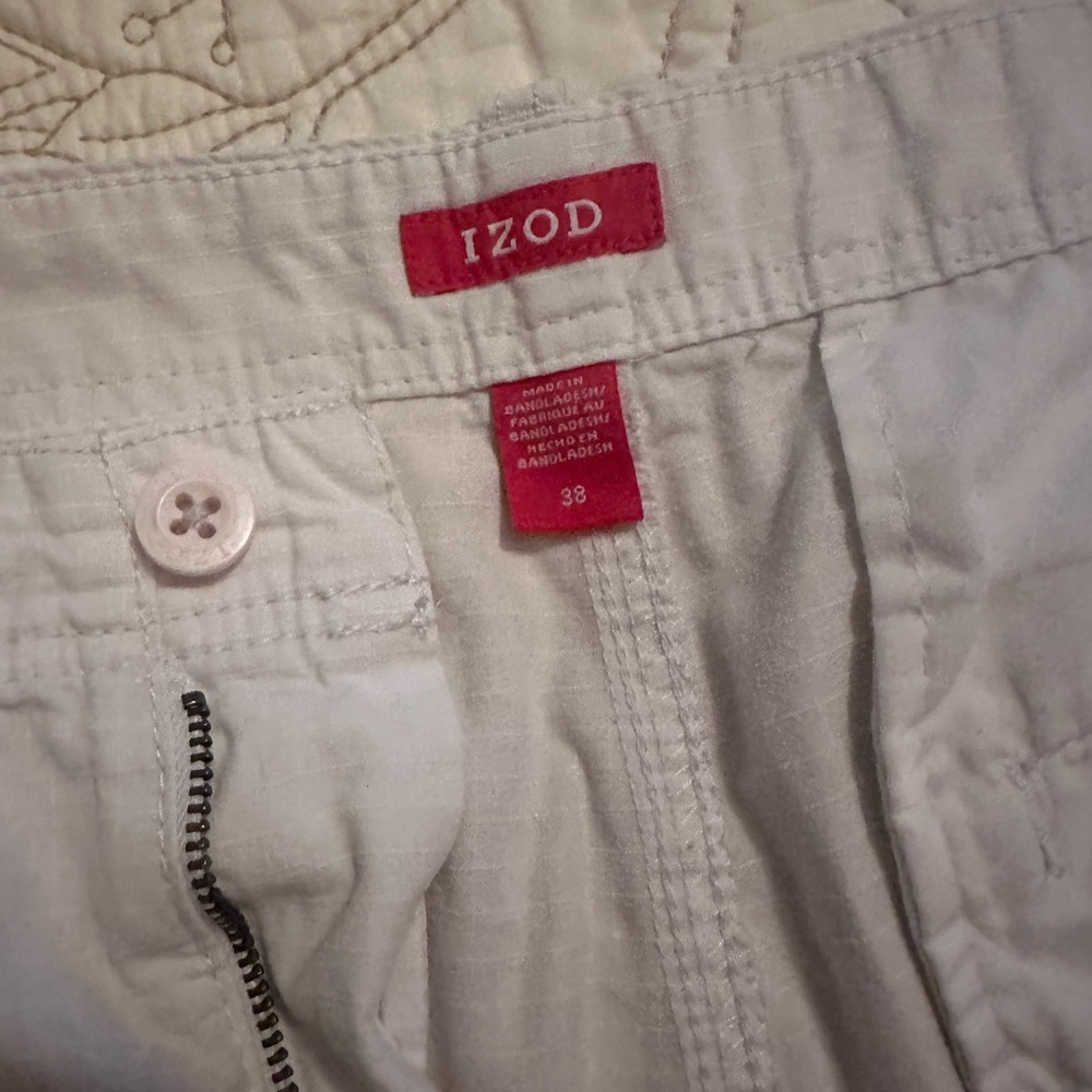 Mens Izod Cargo Khakis Size 38 - Picture 5 of 11